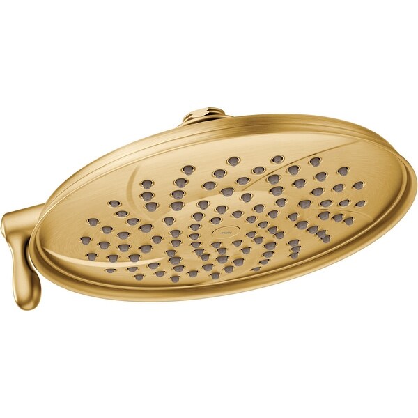 Chrome/Brass Moen 3838 2.5 GPM MultiFunction Shower Head Shower Heads
